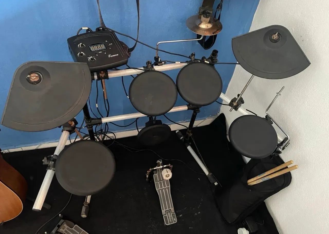Bateria eletrônica benson 