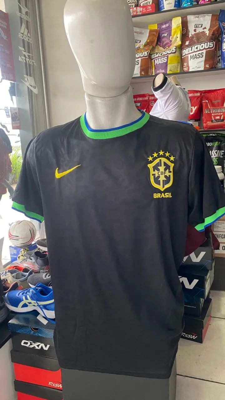 Camisa Preta Seleção Brasil