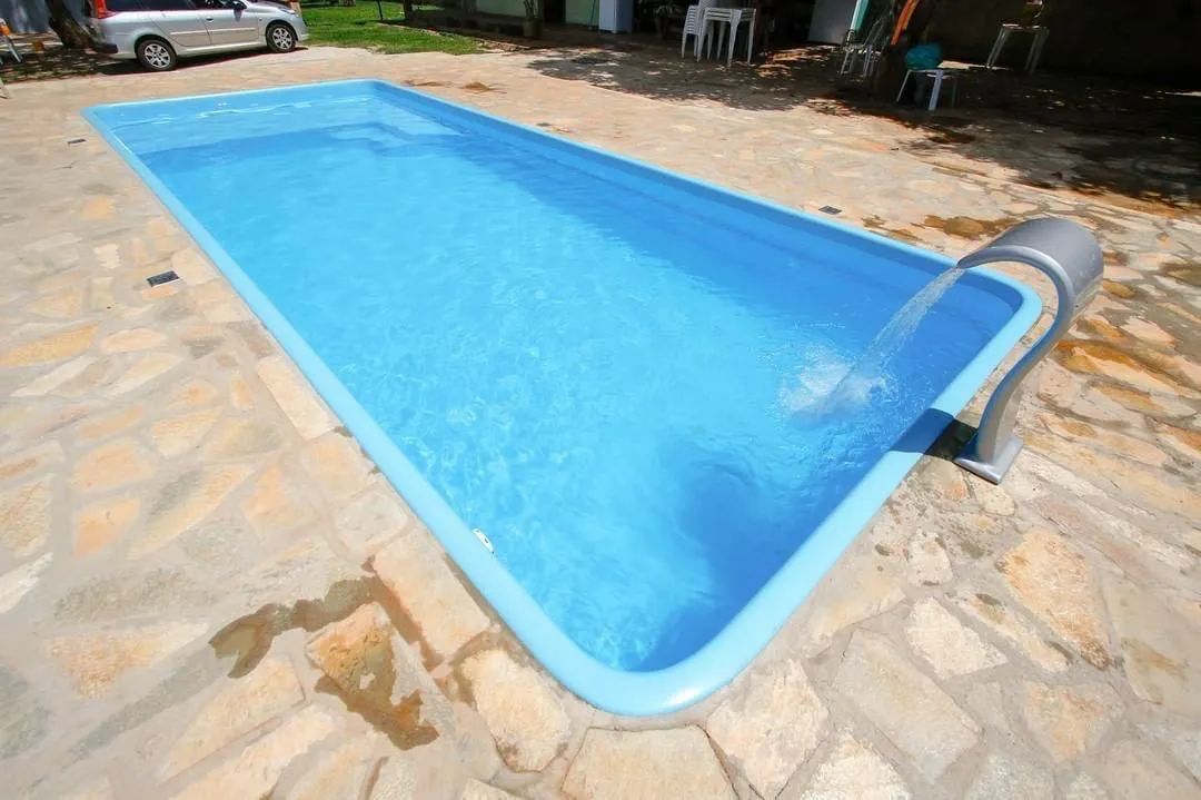 Piscina 7×,3,35x1,35 com praia - Foto 2