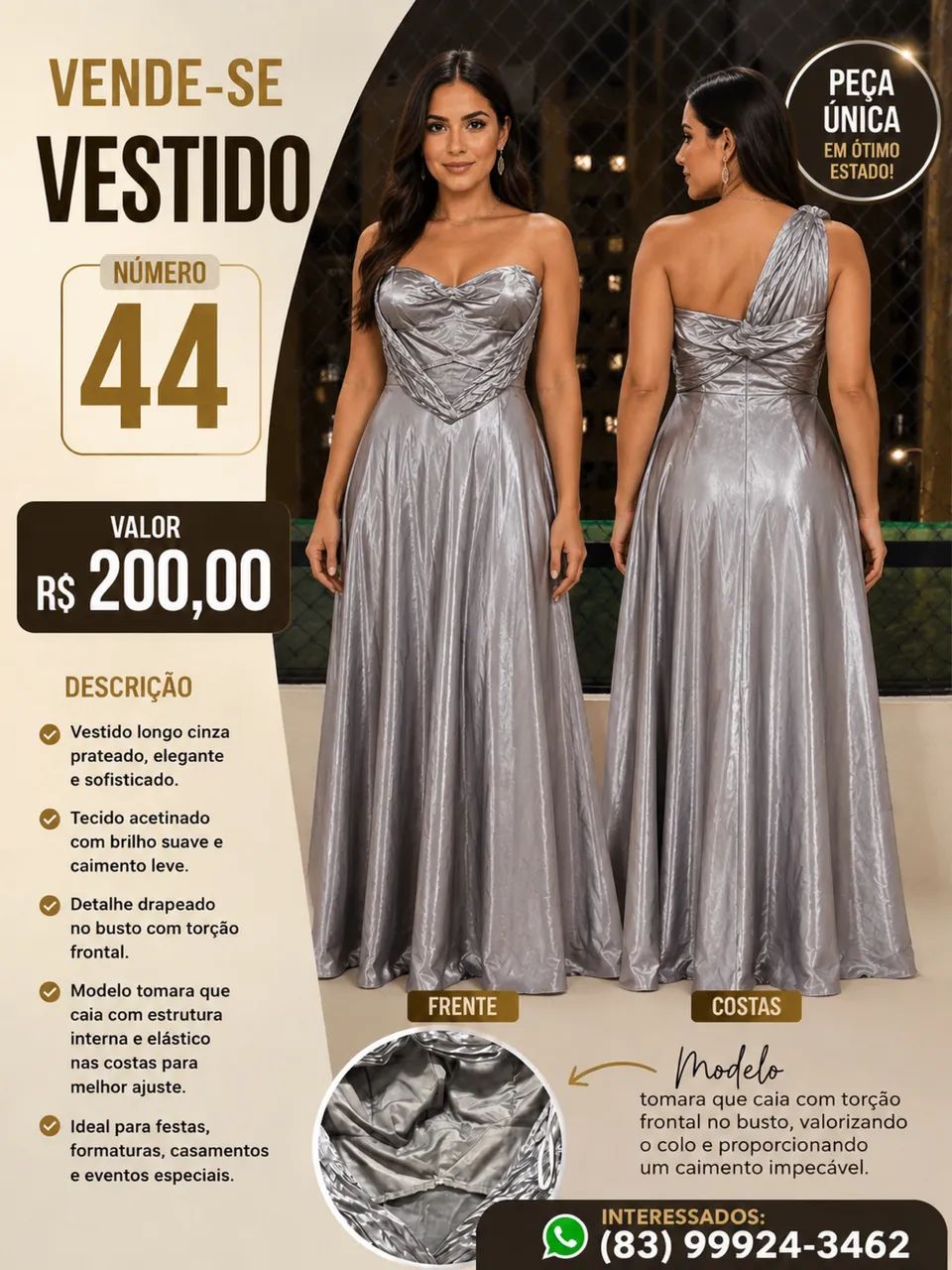 Vestido de festa  - Foto 3
