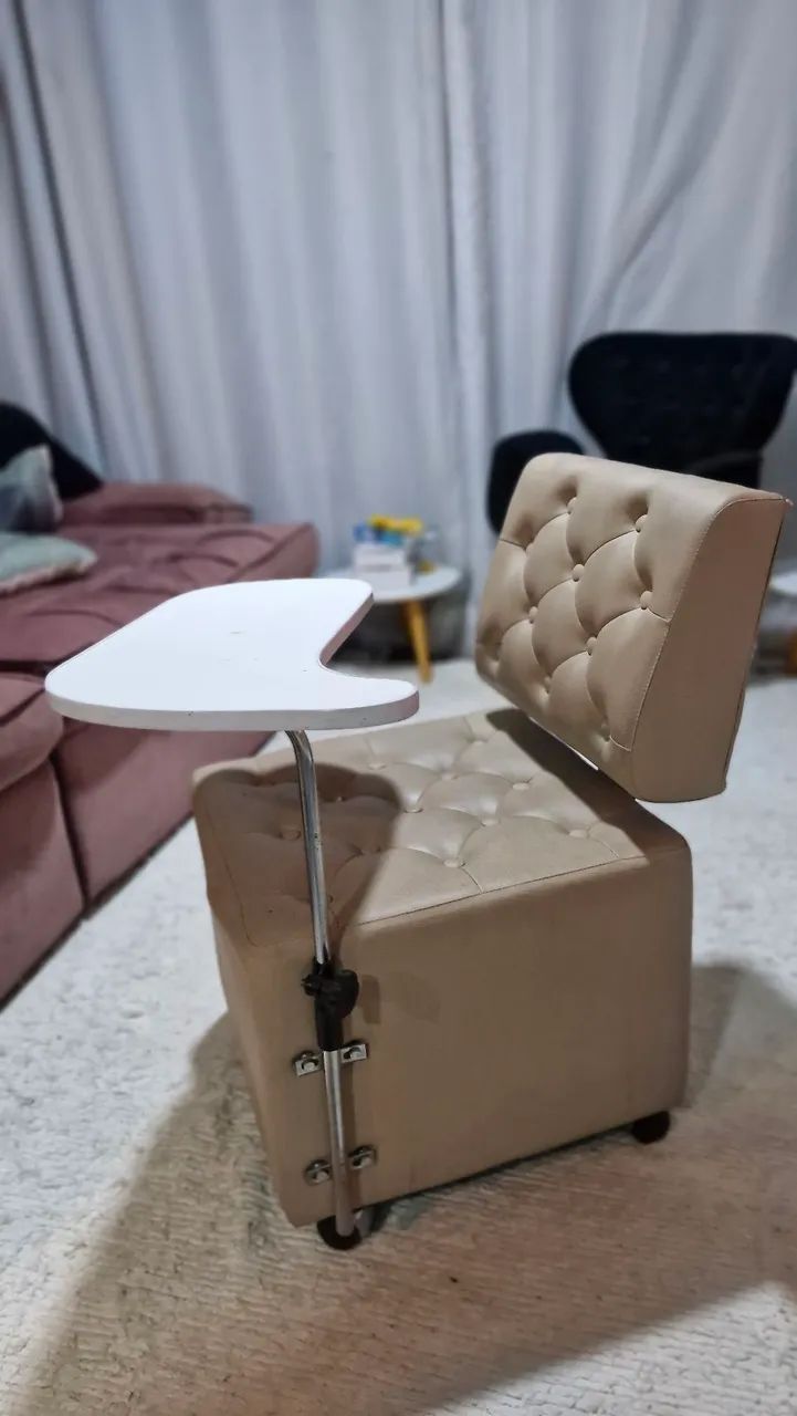 Kit Manicure: Cadeira Darus e encosto de perna - Foto 3