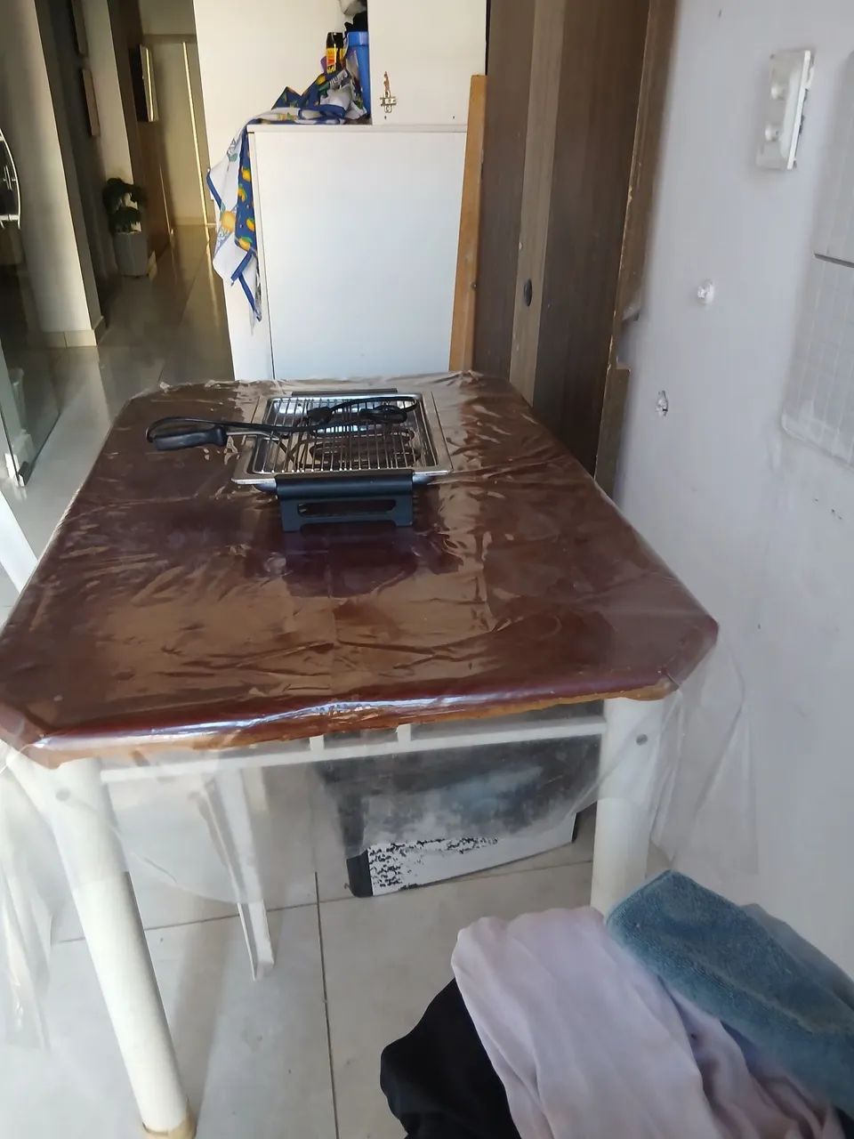 Mesa espaço para 6 cadeiras