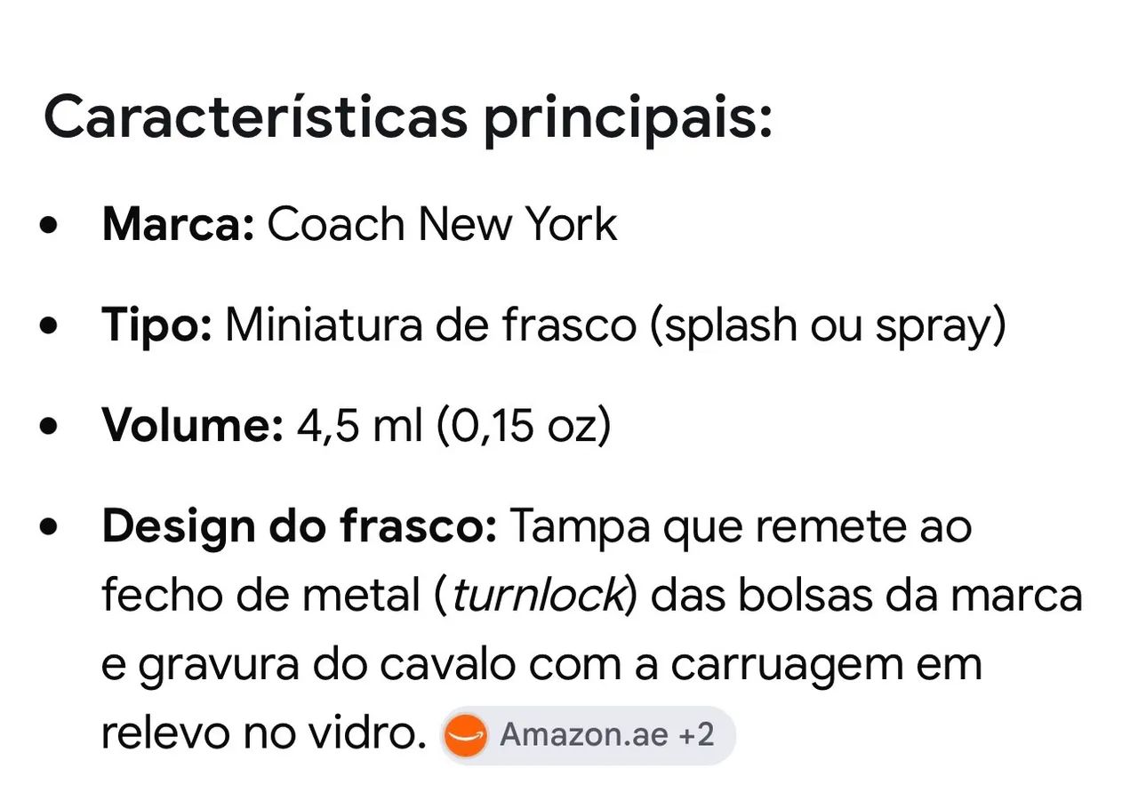 Perfume  Coach New York 4,5ml - Foto 2