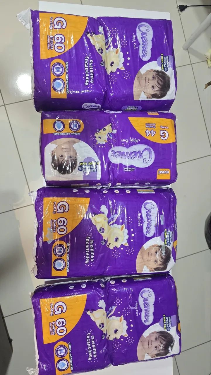 Fralda cremer tamanho G