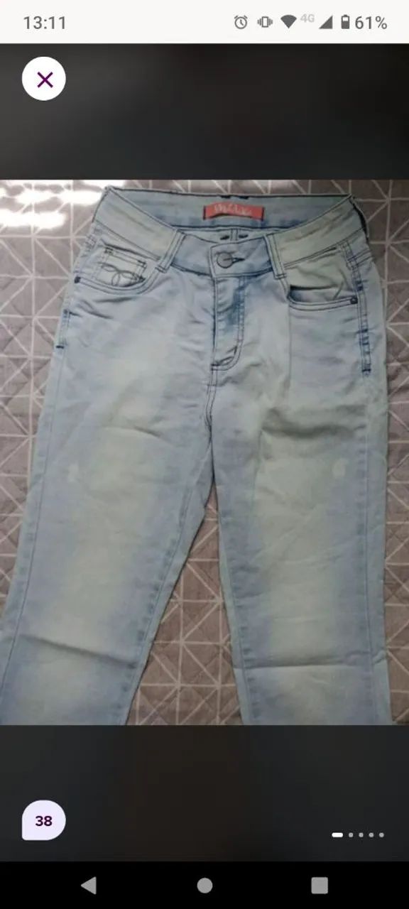 Calça jeans flare