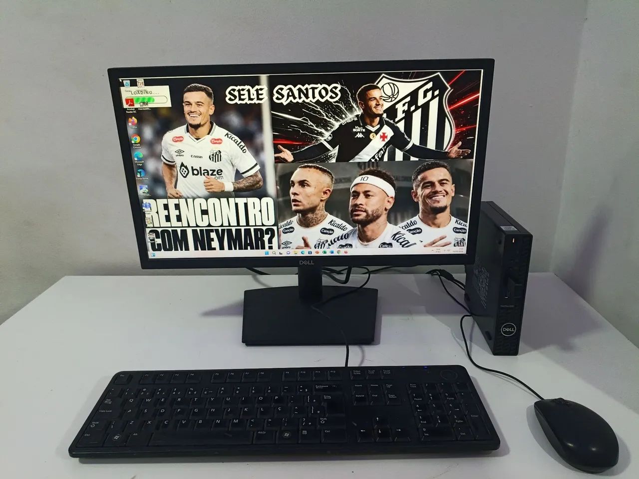 Vendo computador Dell, CPU 3080 i5, 16GB, SSD 960GB, Monitor dell 21/22" polegadas 