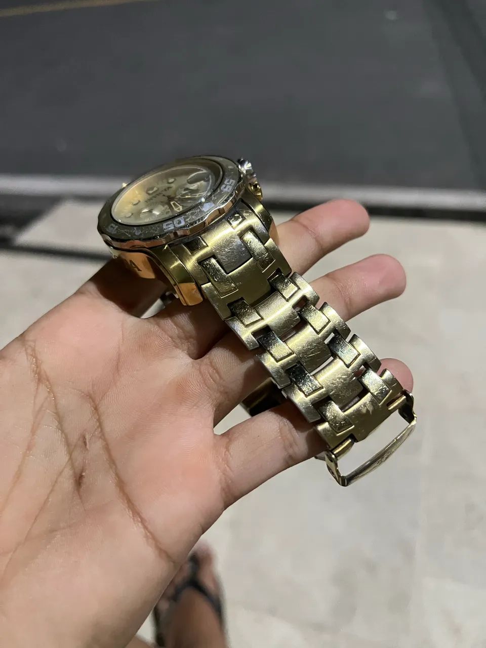 relógio invicta banhado a ouro - Foto 3
