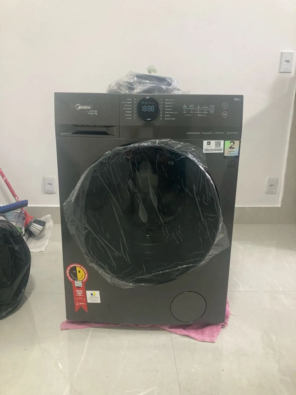 Lava e seca midea 10,5 kg 220v