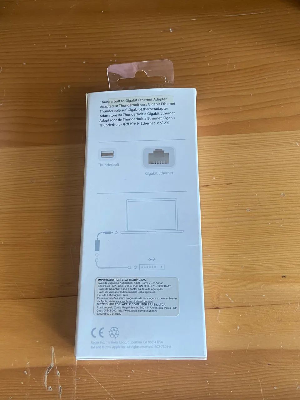 Adaptador Thunderbolt para Ethernet Apple Novo - Foto 3