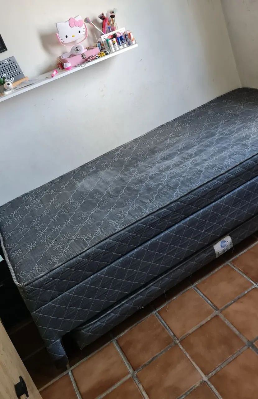 Cama box baú solteirão com cama auxiliar  - Foto 4