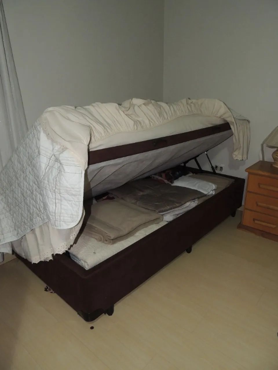 Cama Solteiro BOX BAÚ + COLCHÃO - Foto 4