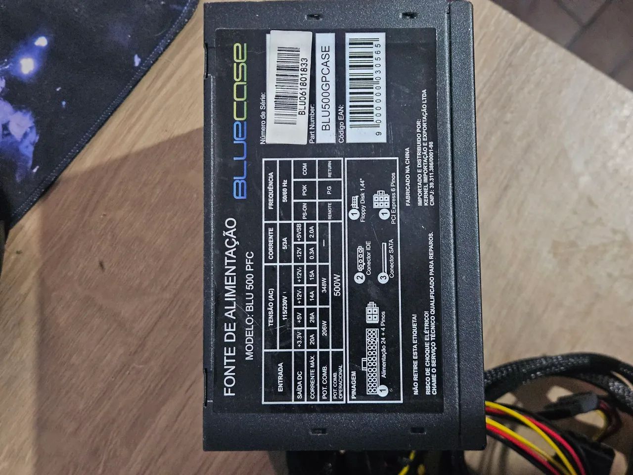 Fonte 500w  pfc ativo (funcionando normalmente) - Foto 2