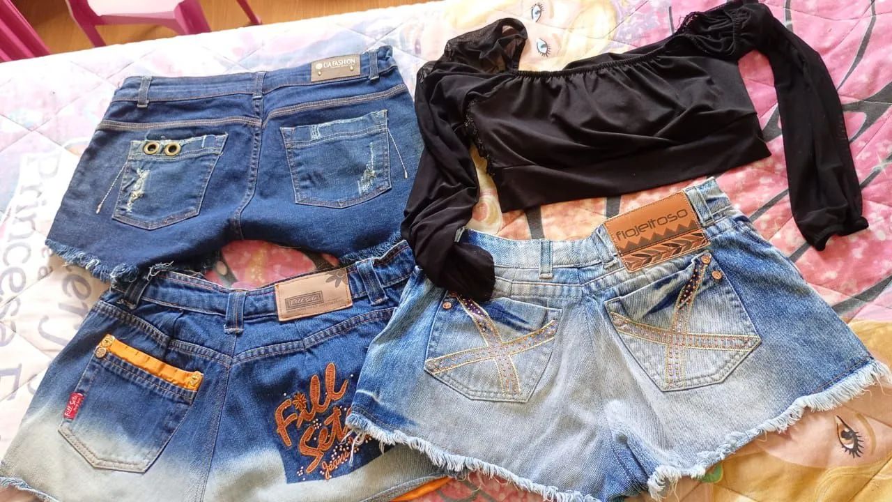 Vendo quatro peças as bermudas a numeração é 42  - Foto 3