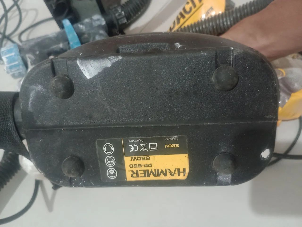 Pulverizador de tinta elétrico portátil com compressor. - Foto 4