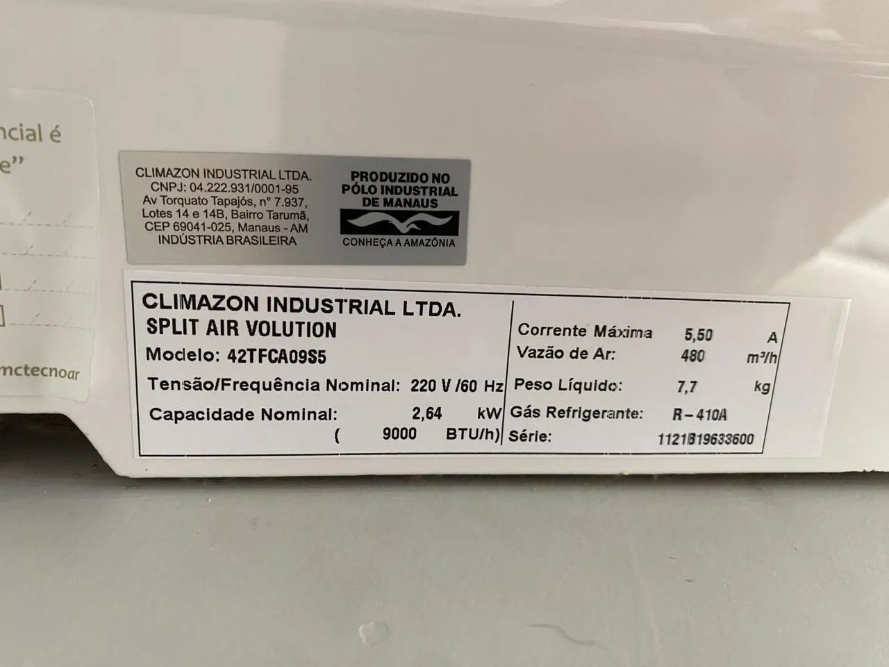Ar-condicionado Springer Midea 9.000bts  - Foto 3