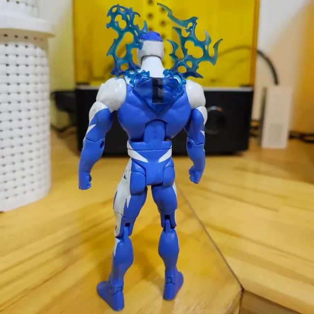 superman eletric blue dc universe classics dcu elétrico azul boneco figura mattel - Foto 4