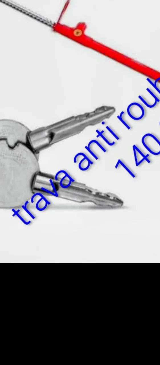 Trava anti furto carro 