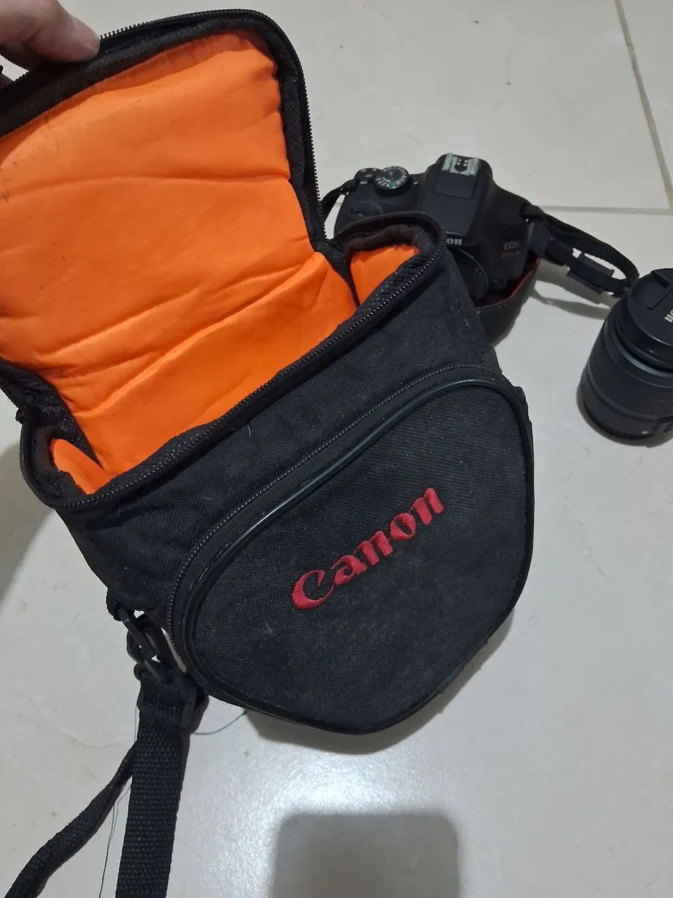 Camera EOS Rebel T7 - Canon - Com Defeito. - Foto 4