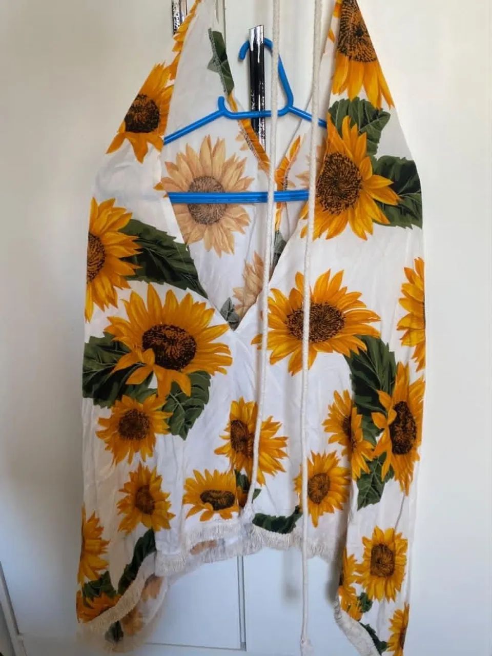Vestidinho amarração girassol  - Foto 4