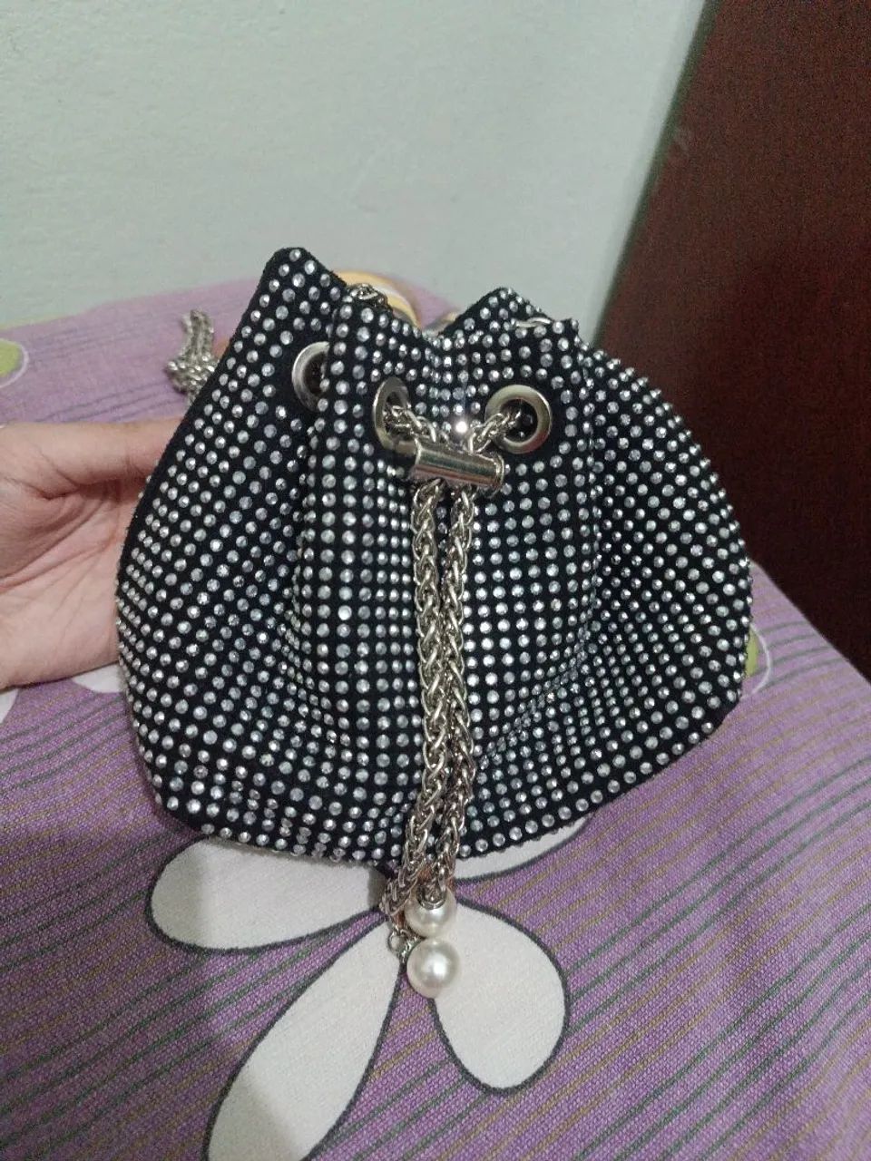 Bolsa de strass