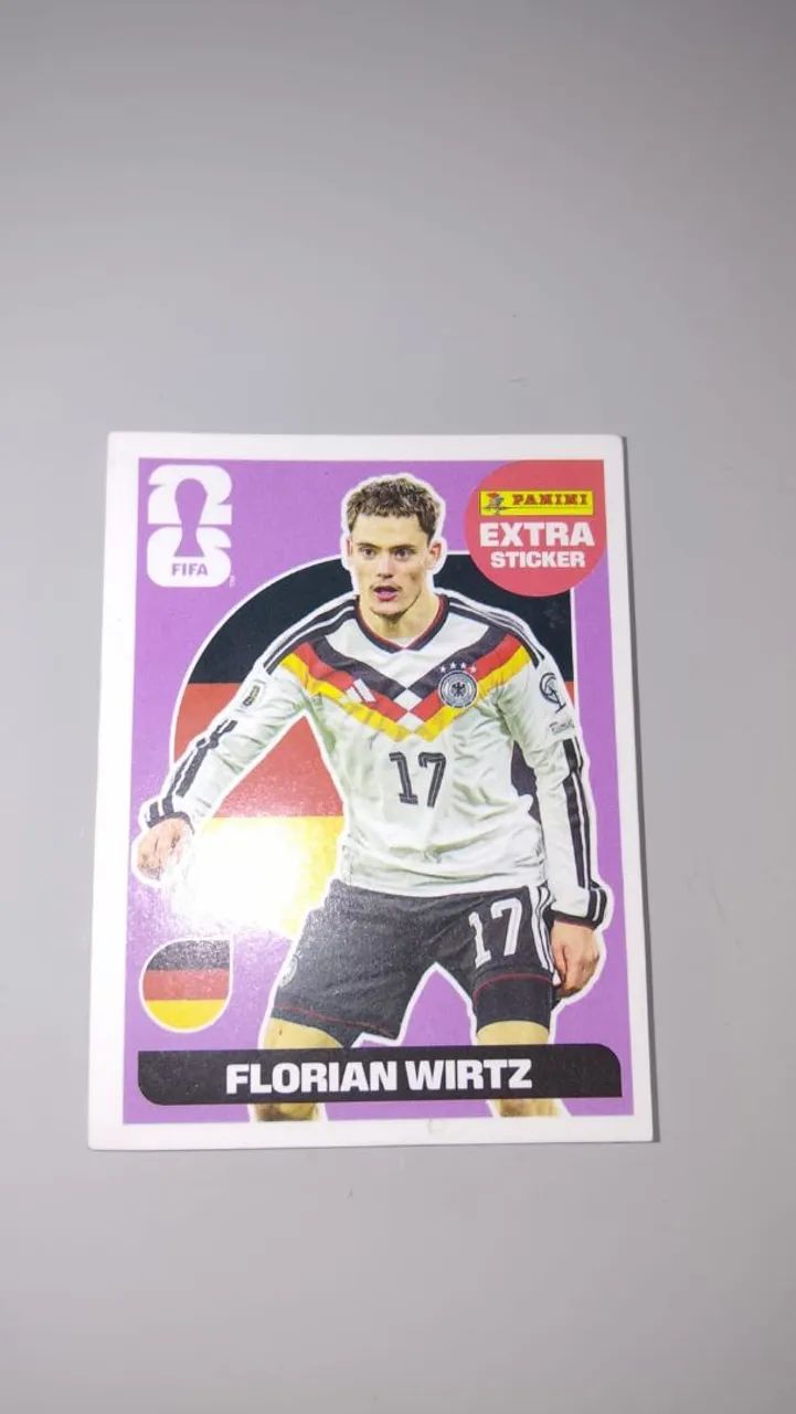 Figurinha da copa do mundo de 2026