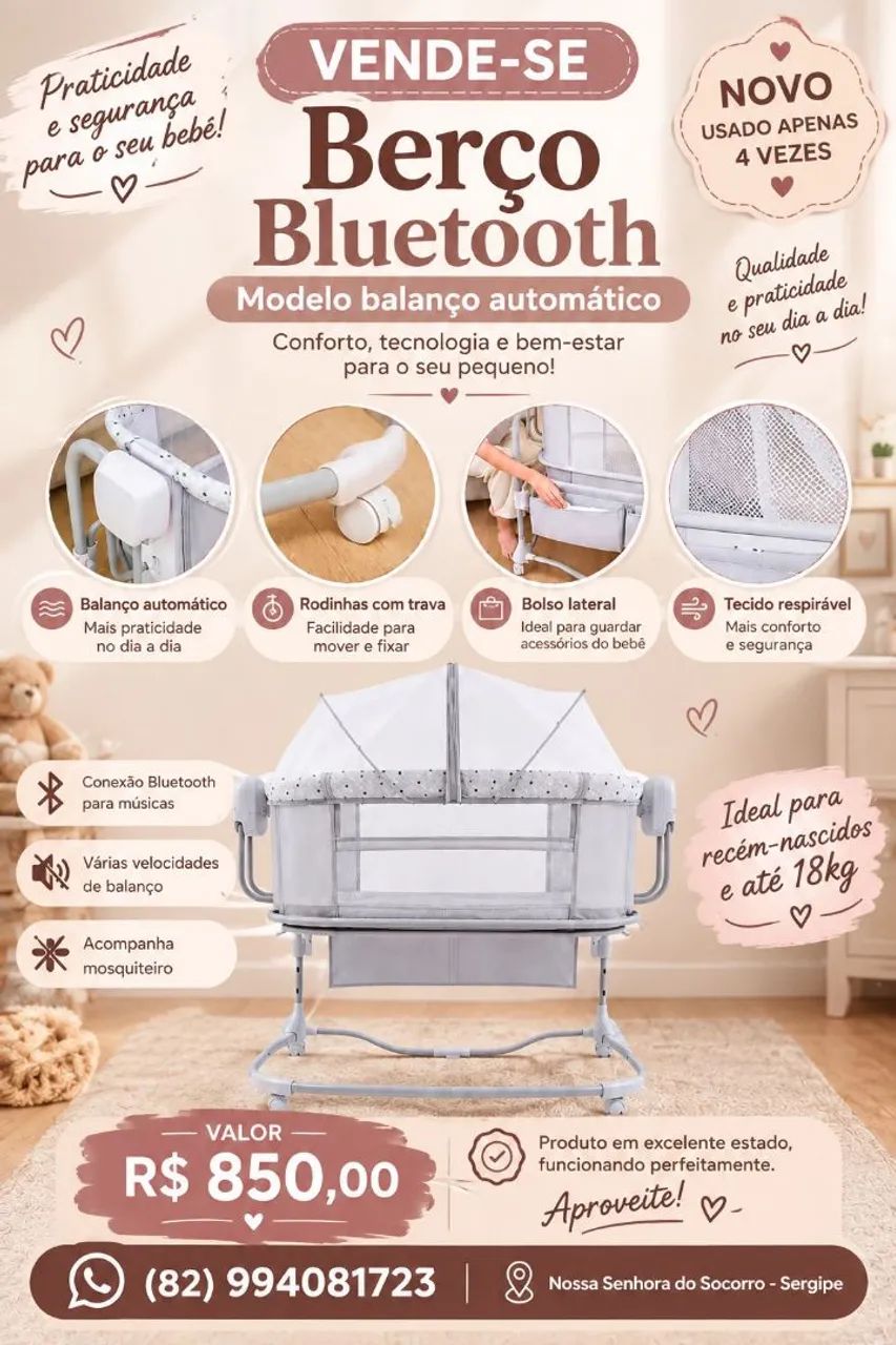 Berço Bluetooth 