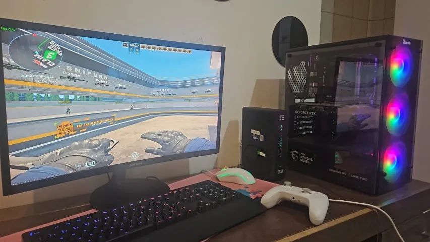 Setup Gamer Completo: RTX 4060 + Ryzen 5 8500G (AM5/DDR5)