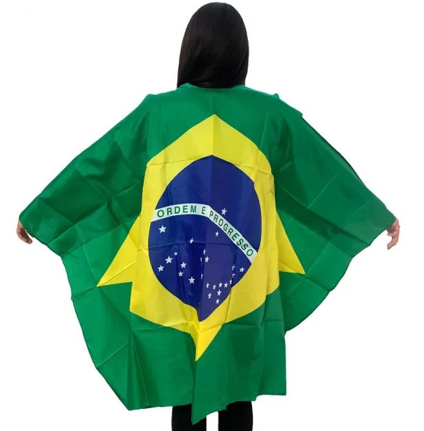 Bandeira Brasil Capa Longa - Foto 3