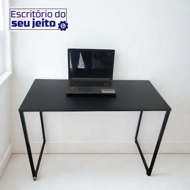 Mesa Industrial 1m NOVA Birô Multiuso para Computador Notebook de Estudo Escritório Gamer - Foto 3