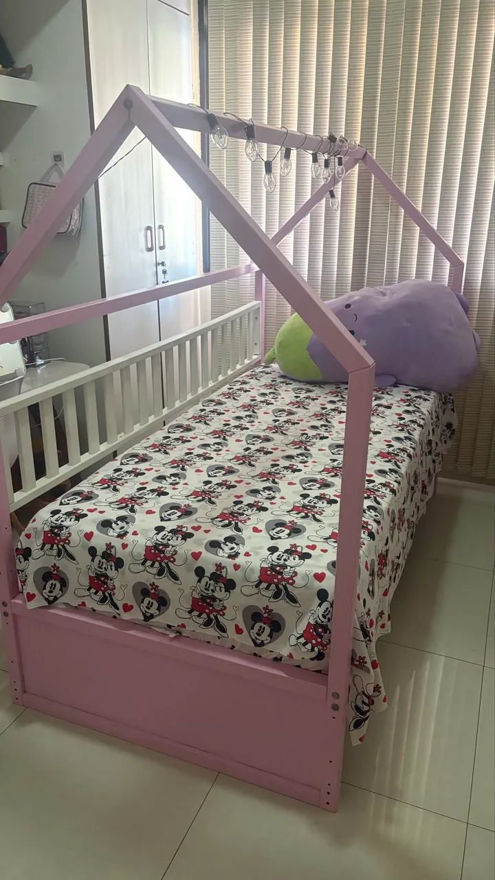 Cama infantil casinha - Foto 2