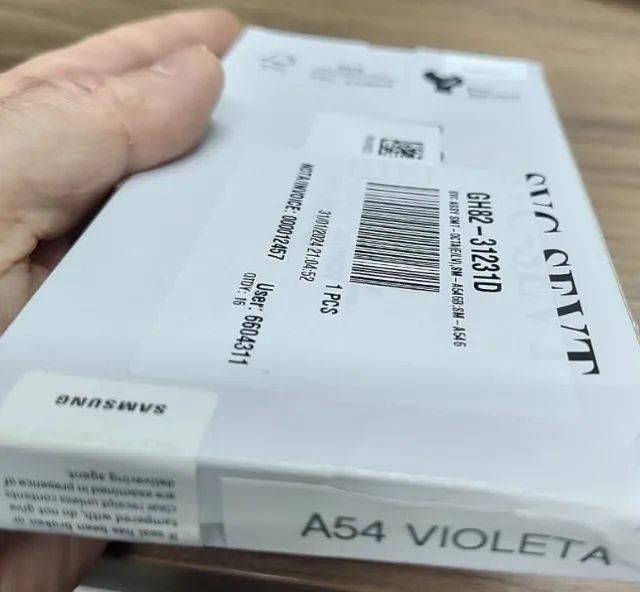 Tela Samsung A54 5G Original Serviço Completa Com Aro Violeta - Foto 2