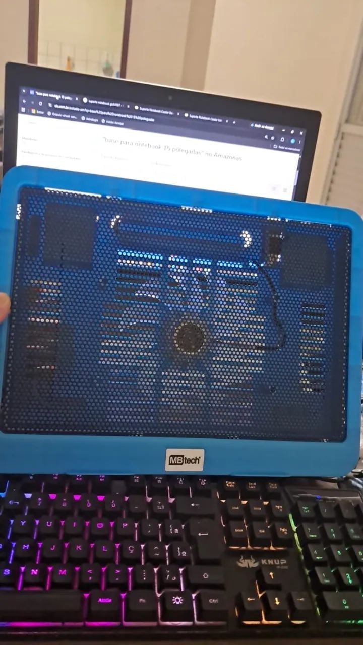 Base com Ventoinha para Notebook até 15"