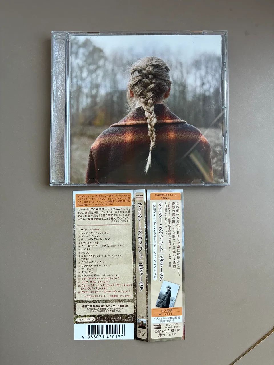 CDs Taylor Swift - Evermore Japonês  - Foto 3