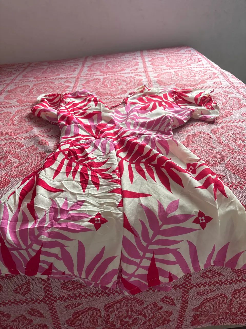 Macacão rosa 