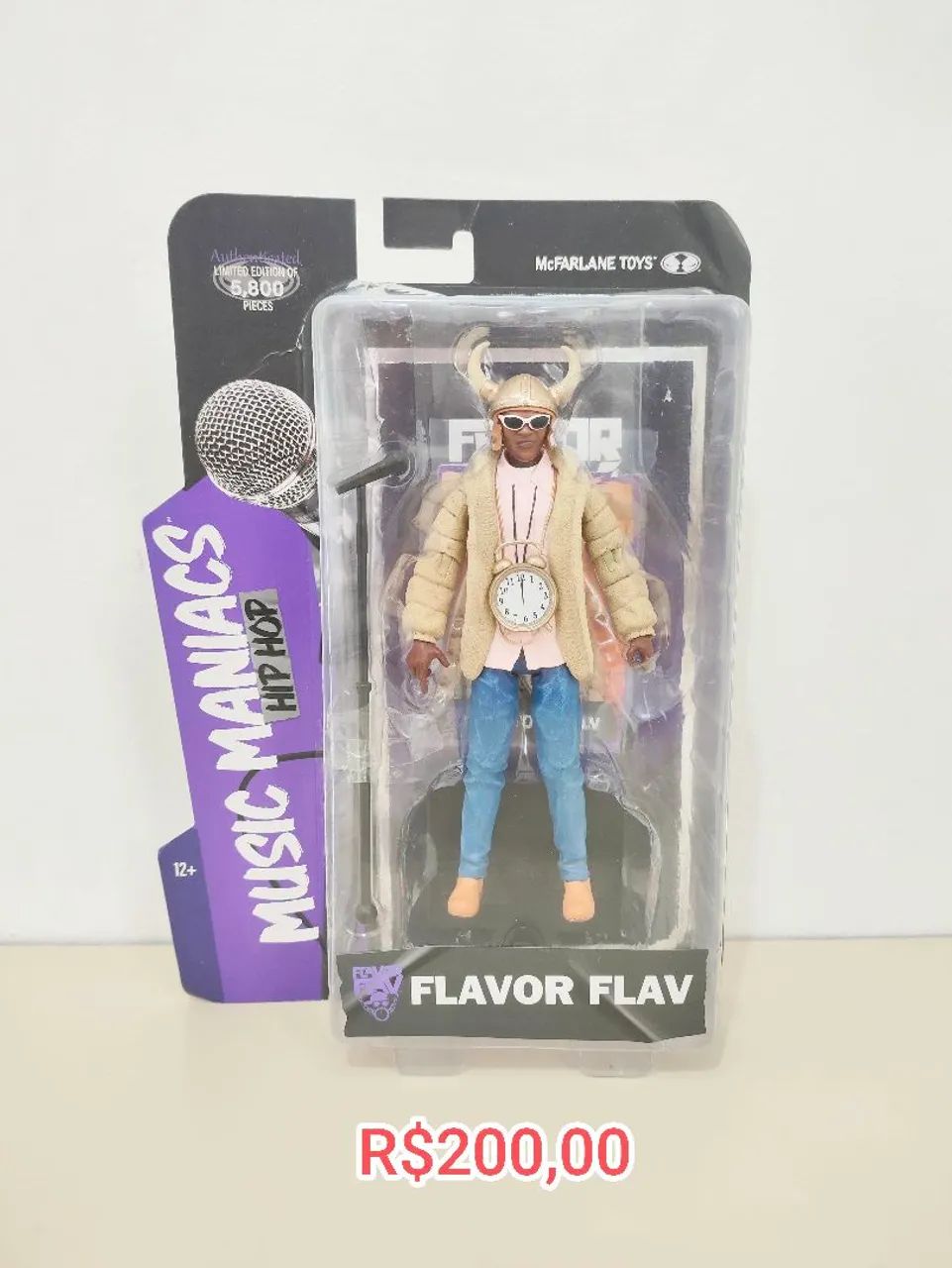 Flavor Flav Music Maniacs Hip Hop McFarlane 