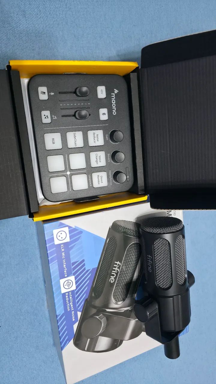 Microfone Fifine Tank + Maono Mixer - Kit Top Streaming  - Foto 3