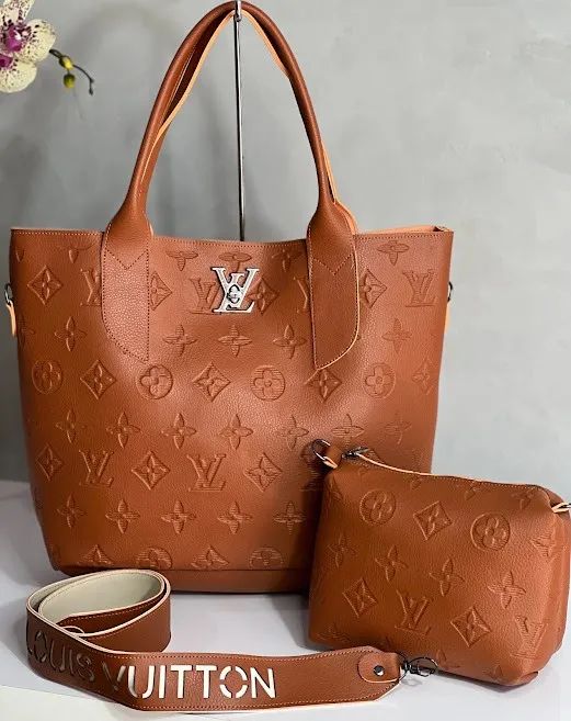 Bolsa Louis Vuitton Sacola Frequenciada Abotoador Kit 2 Peças - Foto 2