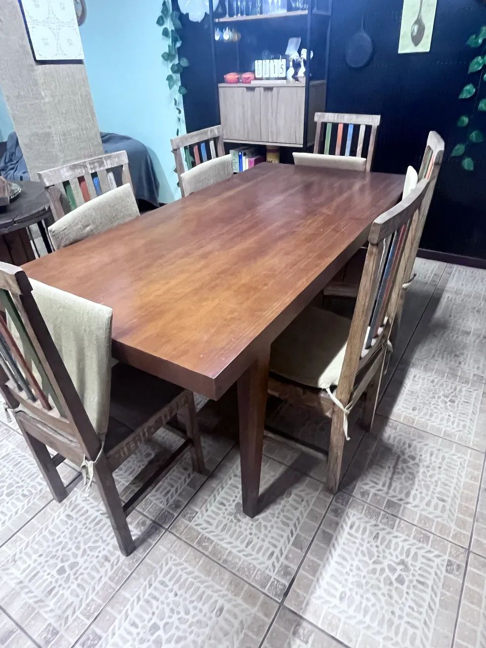 Mesa de madeira 1.80 x 0.90