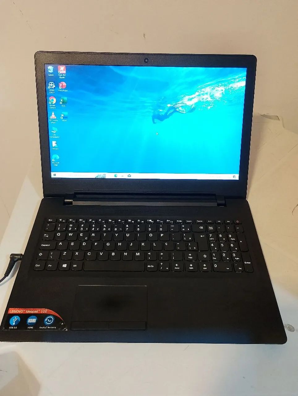 Notebook Lenovo Ideapad com SSD e Windows 10