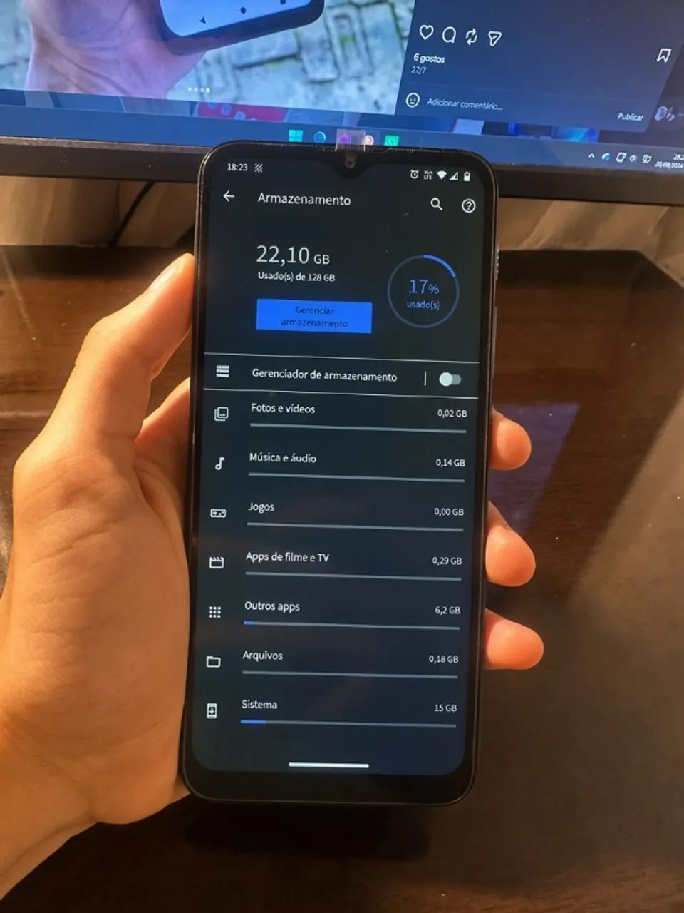 ? Motorola One Fusion 128GB - Vitrine - - Foto 3