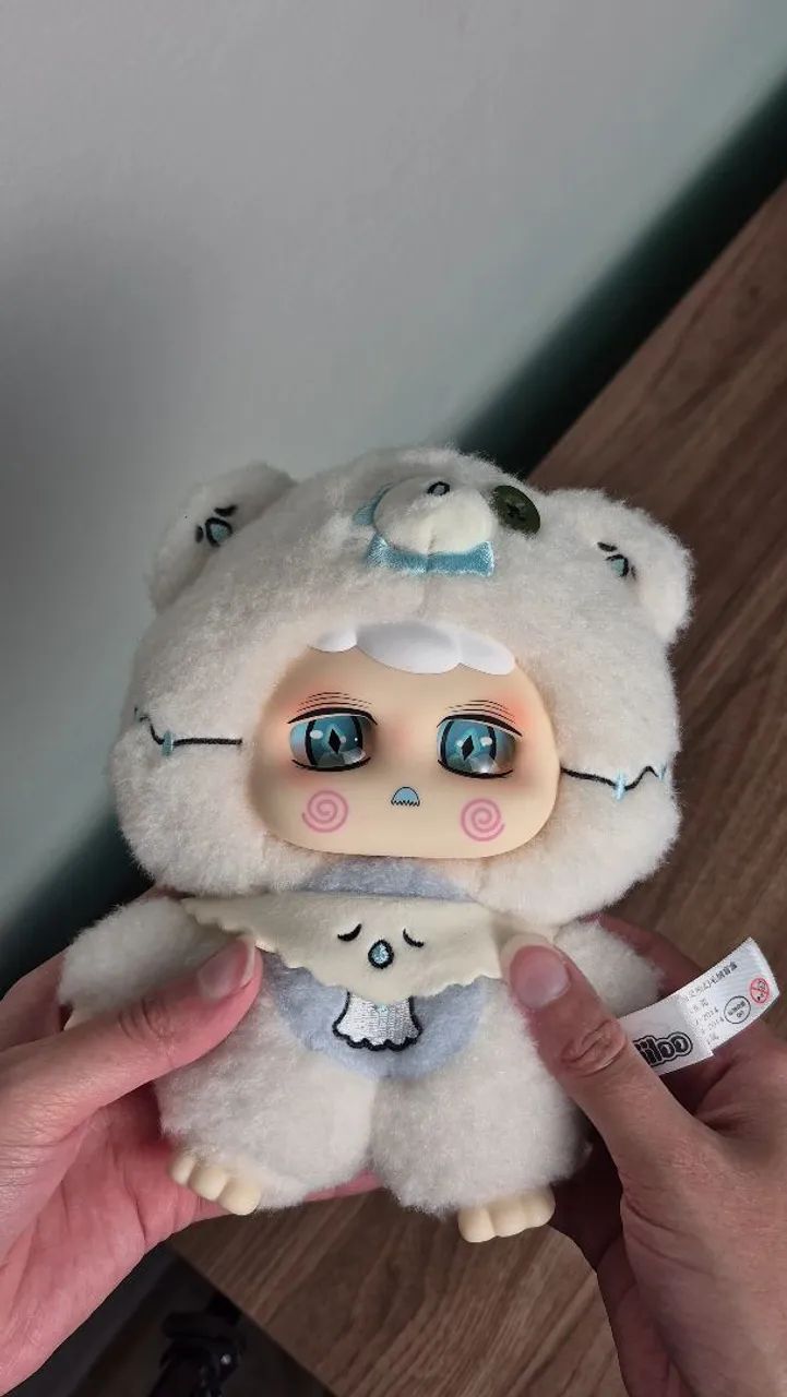 (RARO) Ursinho Miiloo Shadow Bear - Ghosty Bear<br><br>Bear - Skull Bear