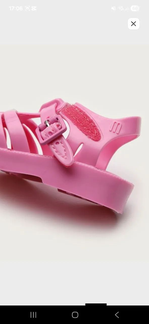 Novo Sandália Mini Melissa Possesion infantil Rosa Bebê  - Foto 4