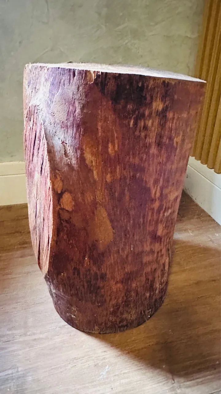 Tronco de árvore rústico lapidado decoração  - Foto 4