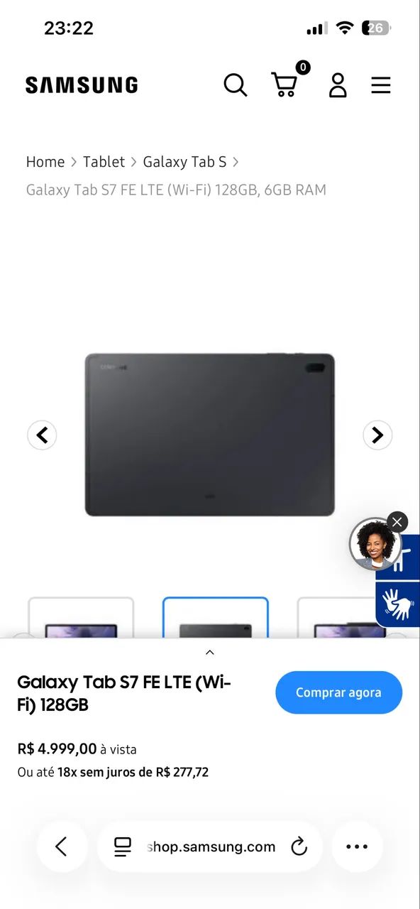 TABLET TAB S7 fe 128gb  - Foto 2