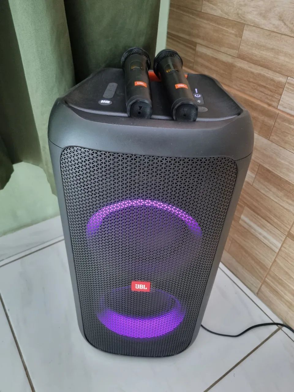 Caixa jbl + microfone jbl original  - Foto 2