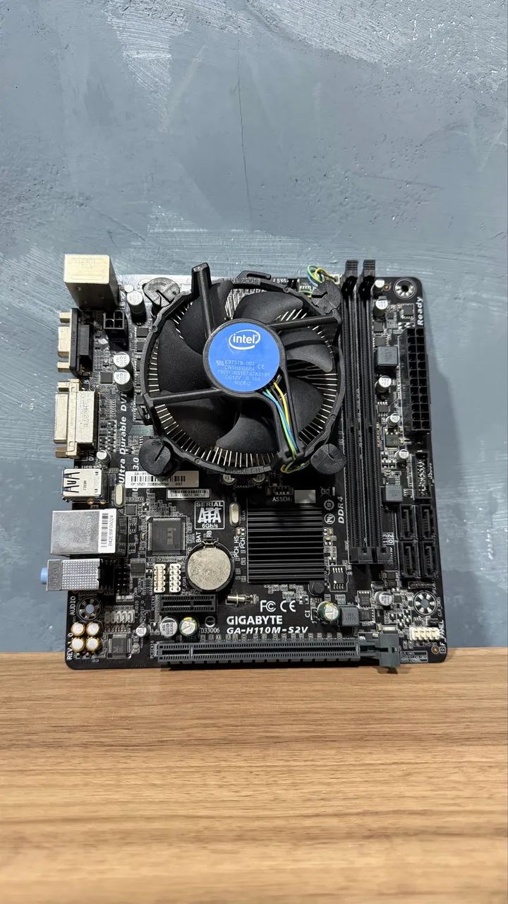Kit i5 7400 + H110m Gigabyte  - Foto 2