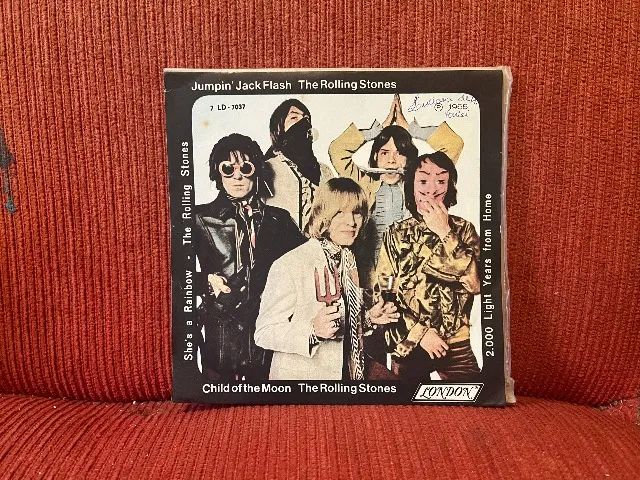 Single Rolling Stones Jumpin' Jack Flash LP Vinil Compacto