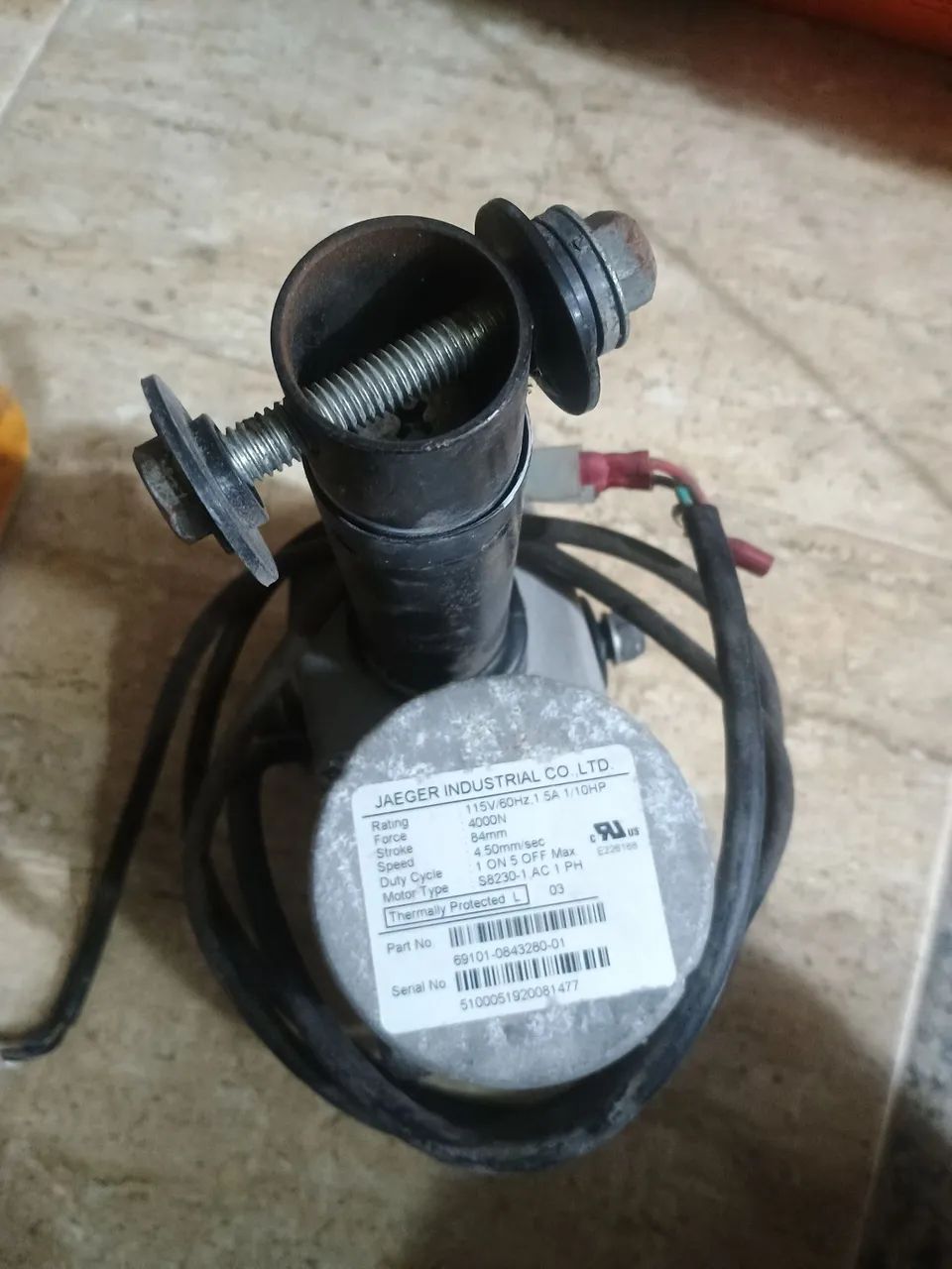 Motor de elevação da esteira athletic 500EE - Foto 2