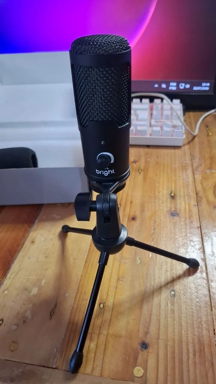 MICROFONE STREAMER DE MESA - BRIGHT - Foto 3