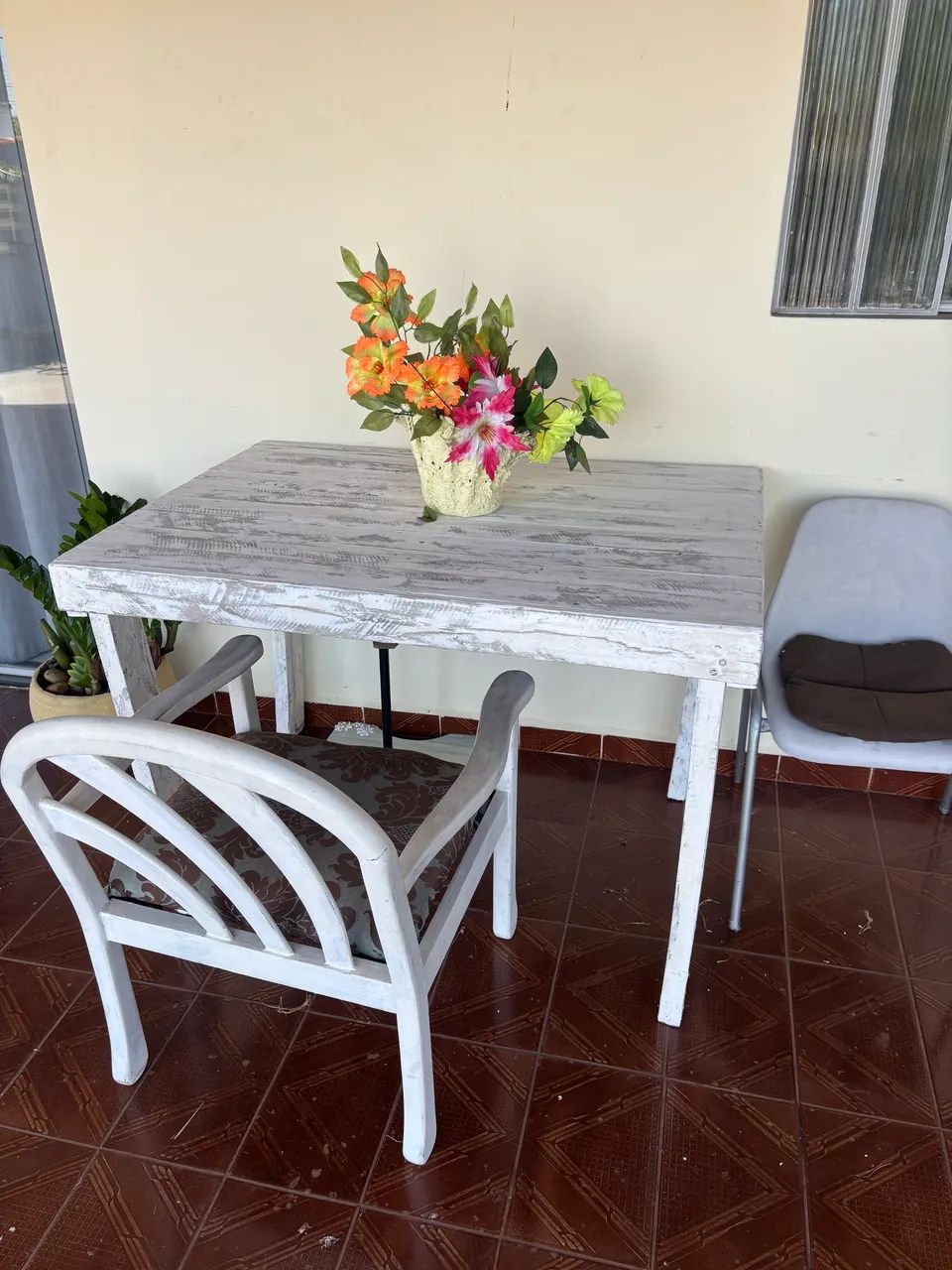 Mesa de madeira pinos   - Foto 3
